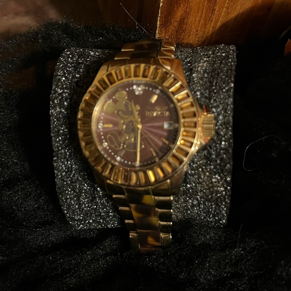 Invicta Gold and Brown Women's Watch